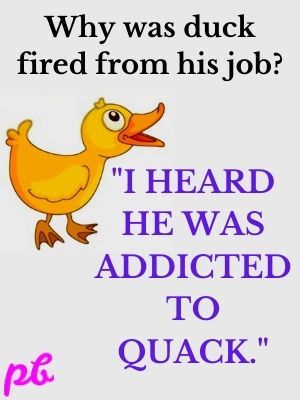 duck fired from his job