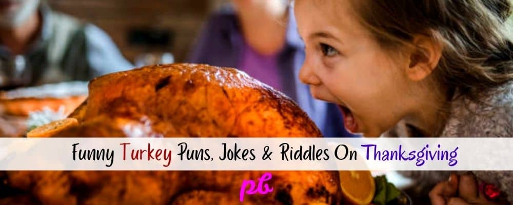 Funny Turkey Puns, Jokes & Riddles On Thanksgiving