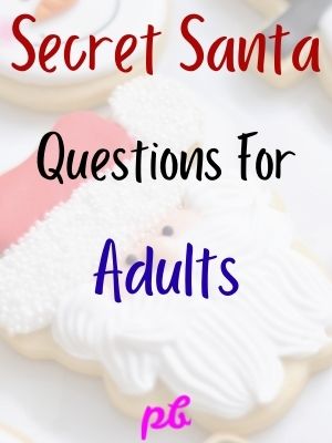 Secret Santa Questions For Adults