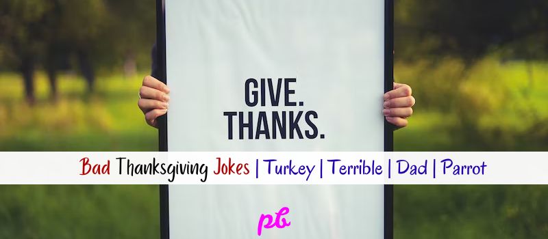 Bad Thanksgiving Jokes