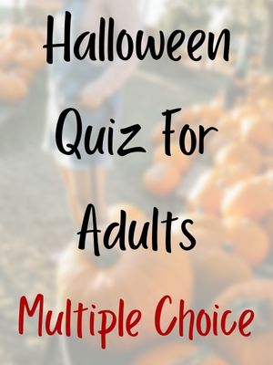 Halloween Quiz For Adults