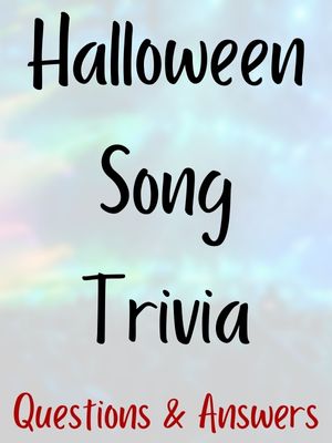 Halloween Song Trivia Questions And Answers