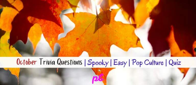 October Trivia Questions
