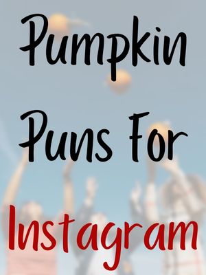 Pumpkin Puns For Instagram