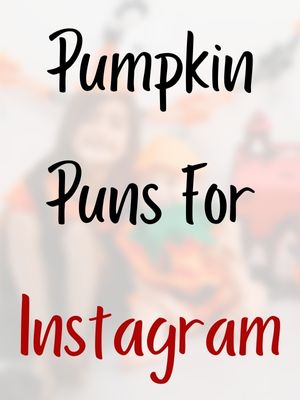 Pumpkin Puns For Instagram