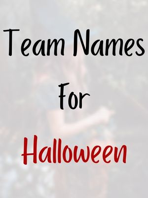 Team Names For Halloween