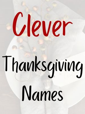 Clever Thanksgiving Names