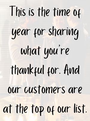 Happy Thanksgiving Businesses Quotes