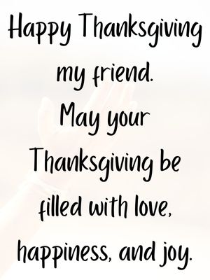 Happy Thanksgiving Friendship Quotes