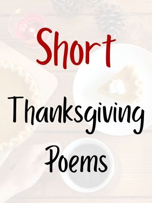Thanksgiving Poems Short