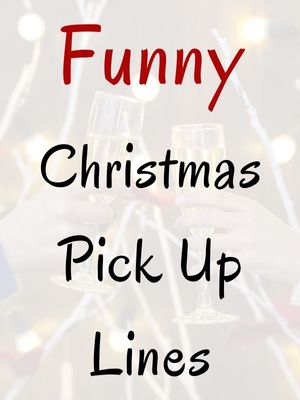 Funny Christmas Pick Up Lines