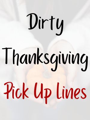 Dirty Thanksgiving Pick Up Lines
