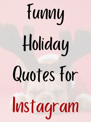 Funny Holiday Quotes For Instagram