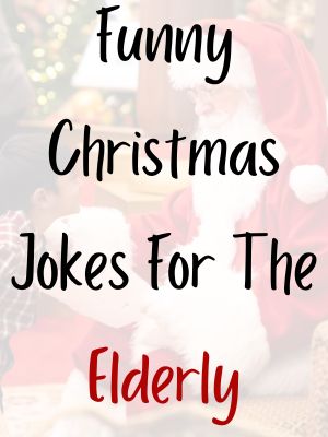 Funny Christmas Jokes For The Elderly