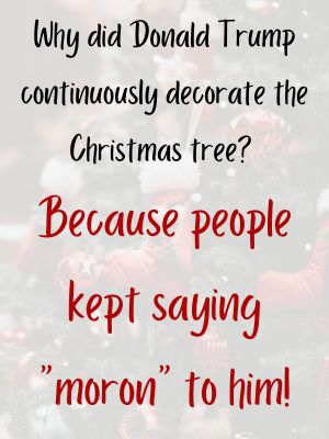 christmas tree jokes one-liners